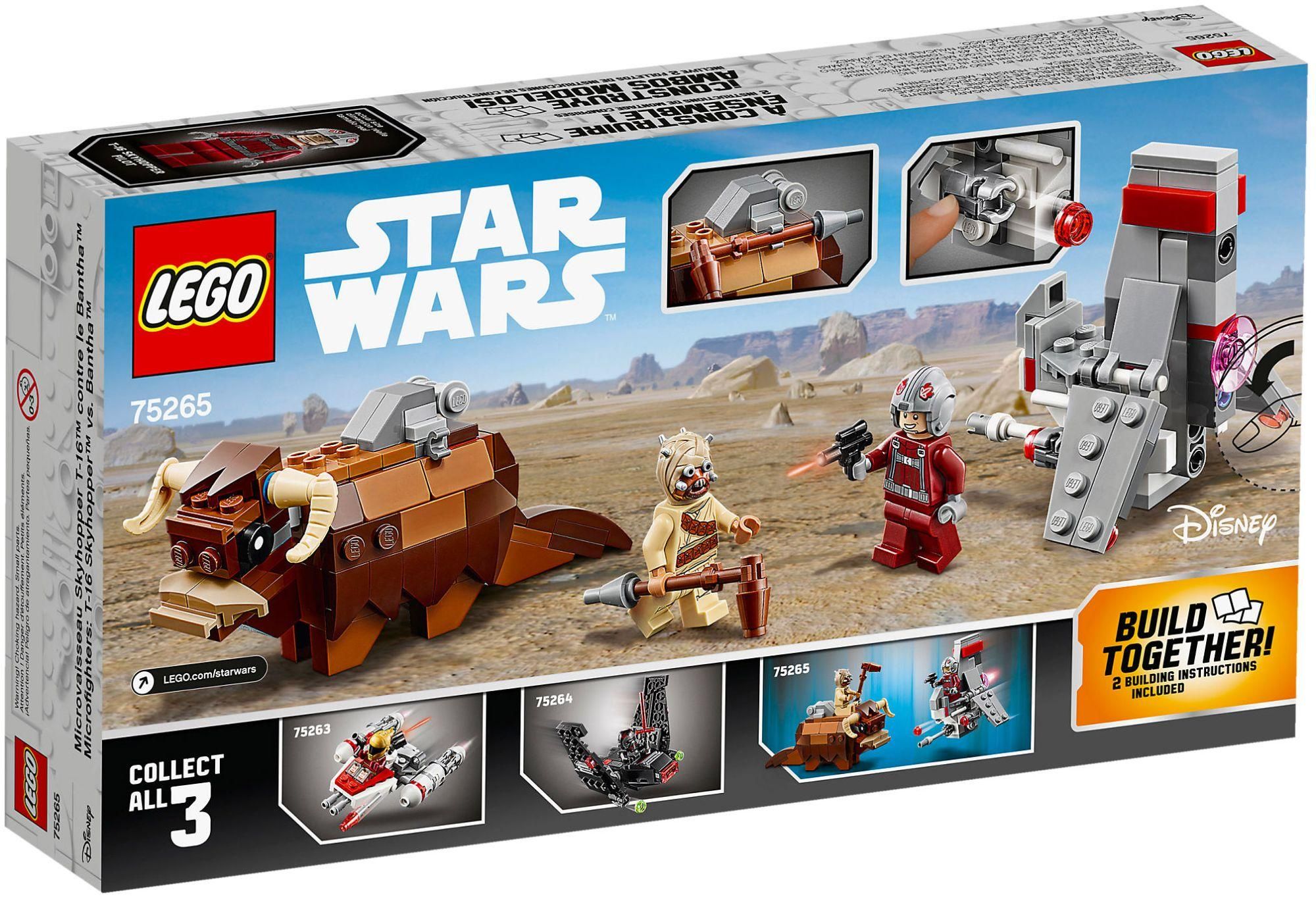 Lego Star Wars - Le Combat Des Microfighters : T-16 Skyhopper Contre Bantha... - 2