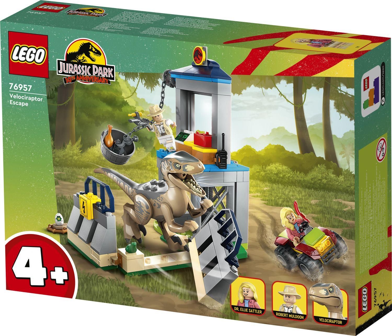 Lego Jurassic World - L'vasion Du Vlociraptor - 76957 - 2
