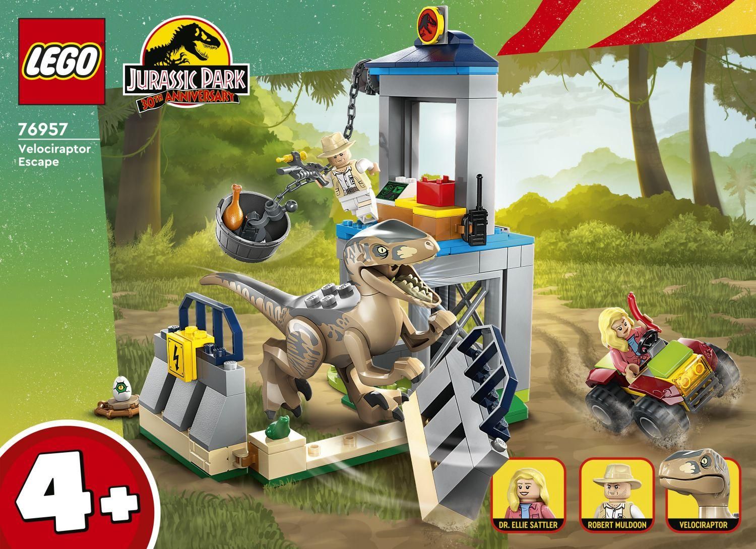 Lego Jurassic World - L'vasion Du Vlociraptor - 76957 - 3
