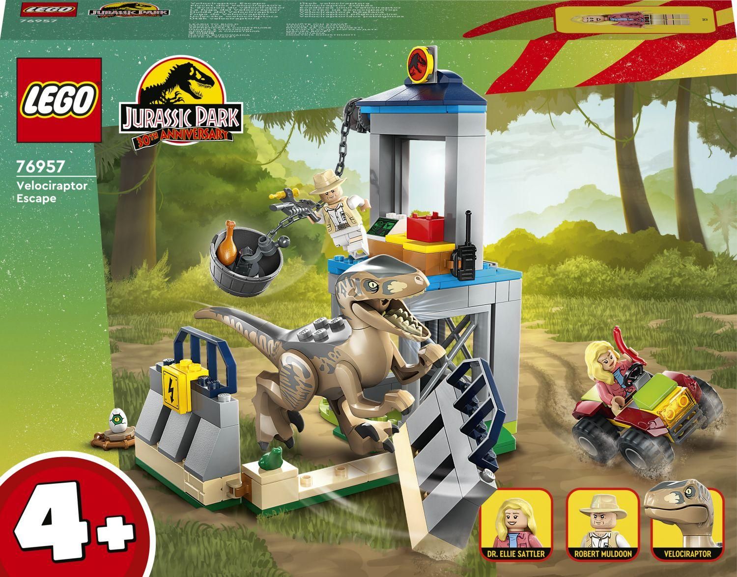 Lego Jurassic World - L'vasion Du Vlociraptor - 76957 - 4