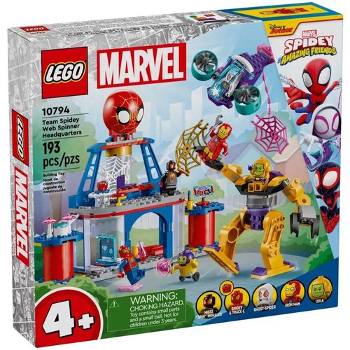 LEGO Marvel - Le QG des lanceurs de toile de l'équipe Spidey - 10794