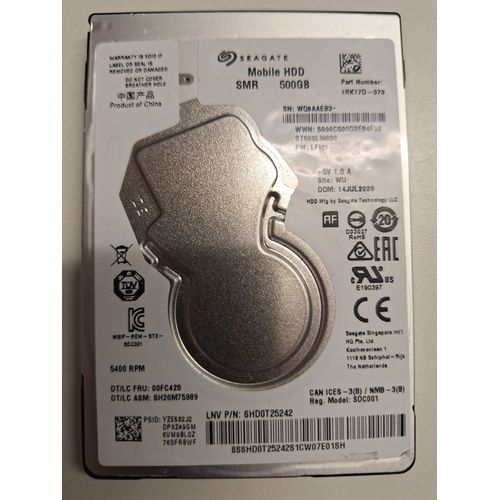 Disque dur interne Seagate 500 Go ST500LM030-1RK17D
