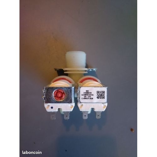 Electrovanne 2 voies 12V P1075 Lave-linge - 5220FR1251G, 5220FR2067J,5221EN1005M Lave-linge LG