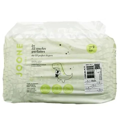 Joone 32 Couches Parfaites Taille 2 Pour 3-5 Kg