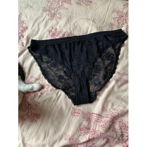 Culotte Noire À Dentelle Taille 48/50