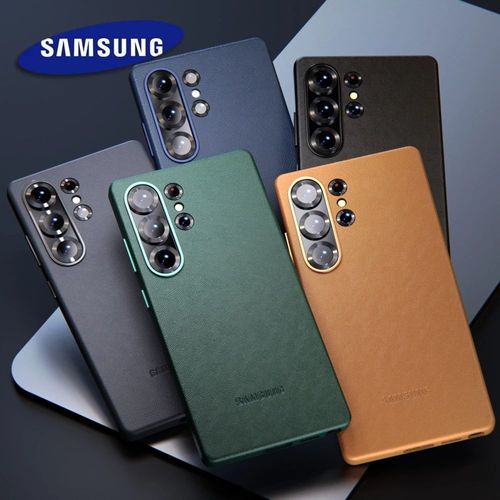 Samsung Coque En Cuir Premium Pour Galaxy, Couleur: Au Choix, Smartphone: Galaxy S25