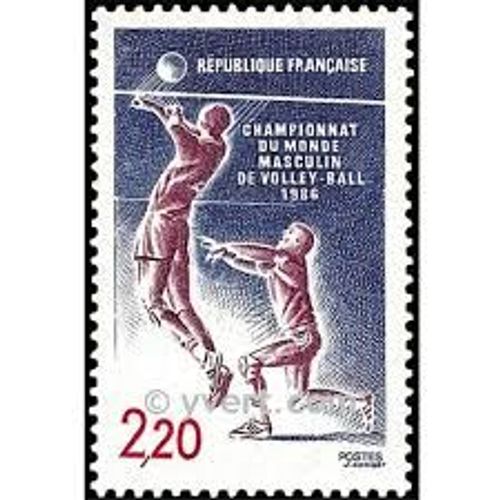 Sport : Championnat Du Monde Masculin De Volley-Ball Année 1986 N° 2420 Yvert Et Tellier Luxe