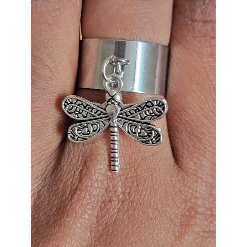 Bague Breloques Avec Libellule