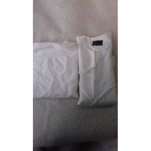 Daniel Boudon Ensemble Coton 38 Blanc Cassé