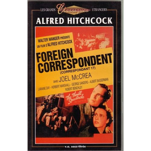 Foreign Correspondent (Correspondant 17) - 1940