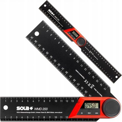 Rapporteur WMD 200 plage de mesure 270 degrés longueur de jambe 230 mm SOLA