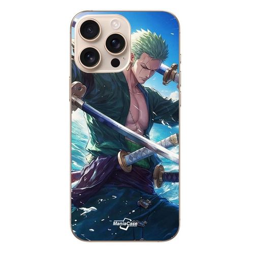 Coque Iphone 16 Pro Max One Piece Roronoa Zoro Epée Manga Anime