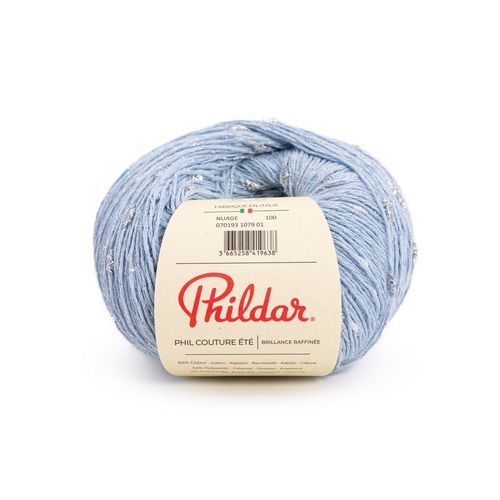 Fil À Tricoter Phil Couture Été ¿ Phildar Nuage Bleu