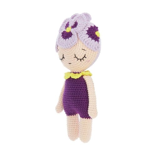 Kit Crochet Ricorumi Pensée ¿ Blooming Beauties De Rico Design : Une Fleur Délicate À Crocheter Avec Soin Blanc
