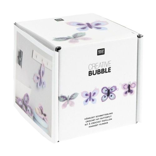 Kit Crochet Bubble Papillons De Rico Design : De Délicats Papillons Pour Allier Déco Et Utilité Blanc