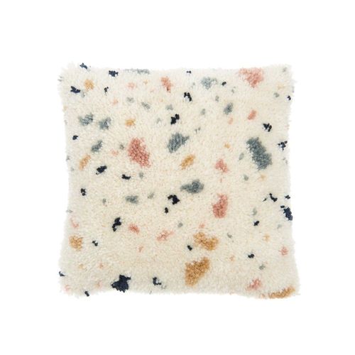 Kit De Point Noué Hooki Hooki ¿ Coussin Terrazzo De Rico Design : L'élégance Artisanale Pour Votre Intérieur Blanc