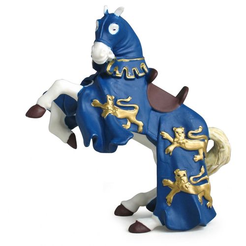 Medieval Et Fantastiques Cheval Du Roi Richard Bleu