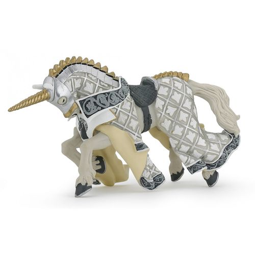 Medieval Et Fantastiques Cheval Du Maître Des Armes Cimier Licorne