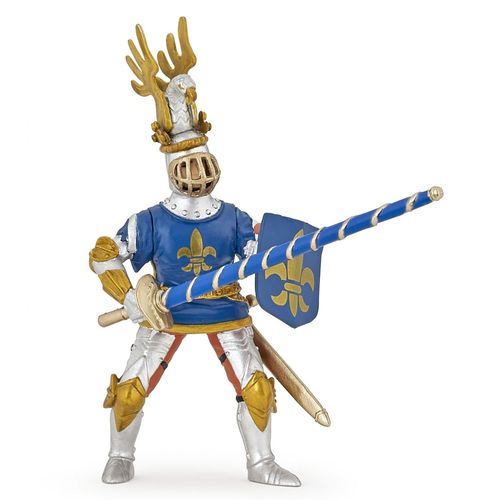 Medieval Et Fantastiques Chevalier Bleu Fleur De Lys