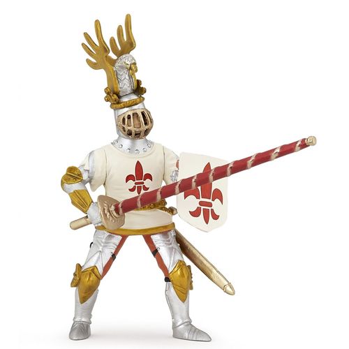 Medieval Et Fantastiques Chevalier Blanc Fleur De Lys