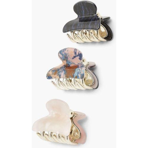 Lot De 3 Barrettes À Cheveux Imprimées - Multicolore - One Size