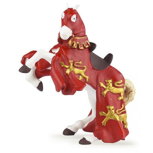 Medieval Et Fantastiques Cheval Du Roi Richard Rouge