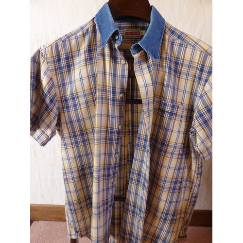 Chemise Manches Courtes A Carreaux Chevignon