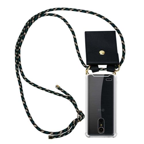 Coque Bandoulière Pour Lg K10 2017 Housse Etui Protection Lanyard