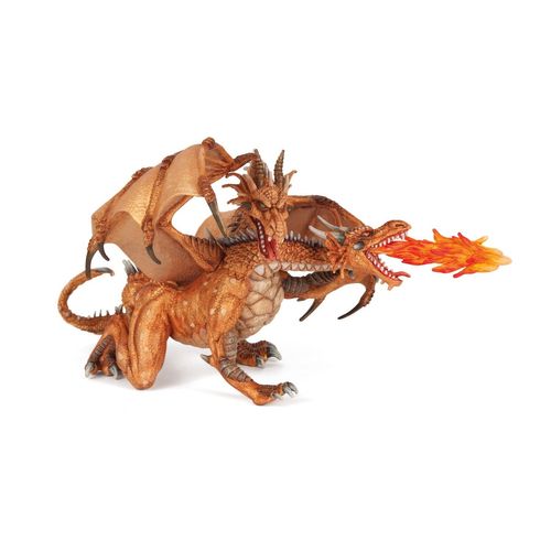 Medieval Et Fantastiques Dragon Deux Têtes Or