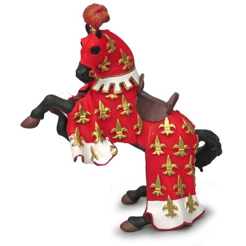Medieval Et Fantastiques Cheval Du Prince Philippe Rouge