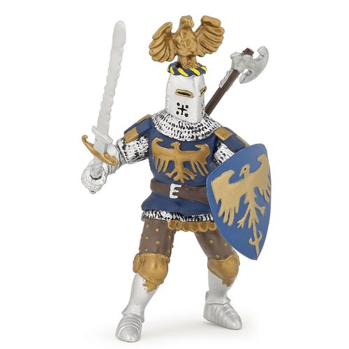 Medieval Et Fantastiques Chevalier Bleu Au Cimier