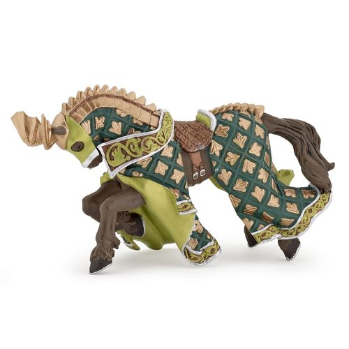 Medieval Et Fantastiques Cheval Du Maître Des Armes Cimier Dragon