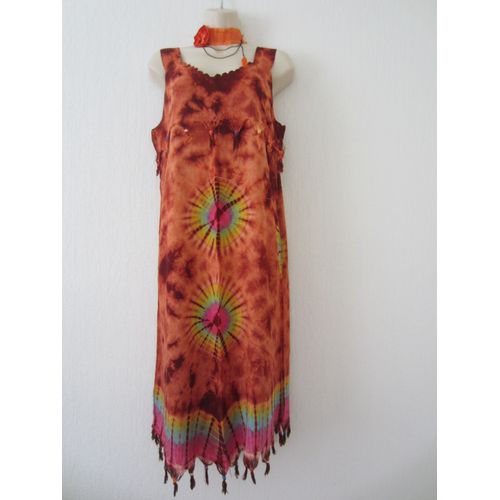 Robe Bohème Orange T 42