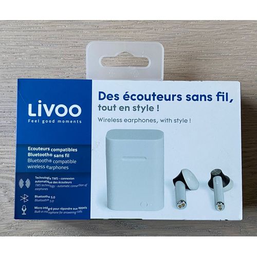 Livoo - Ecouteurs compatibles Bluetooth® TES233
