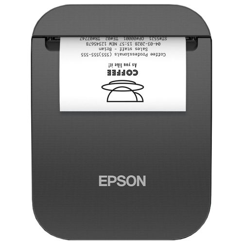 Epson TM P20II (106) - Imprimante de reçus - thermique en ligne - Rouleau (5,8 cm) - 203 dpi - jusqu'à 100 mm/sec - USB-C, Bluetooth 5.0 - blanc