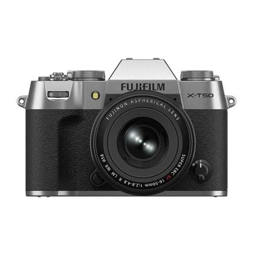 Fujifilm X-T50 Silver + Objectif Fujinon Xf 16-50mm Garanti 3 Ans