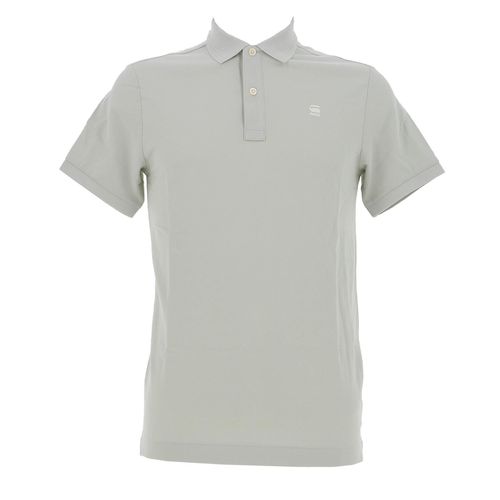 Polo Manches Courtes G Star Dunda Slim Polo Ss Gris Clair S