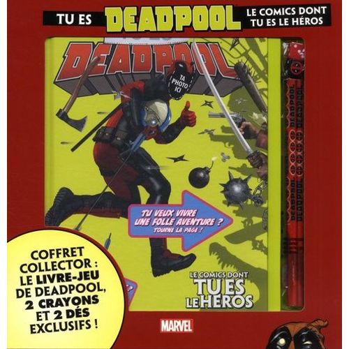 Tu Es Deadpool - Le Comics Dont Tu Es Le Héros - Avec 2 Crayons Et 2 Dés