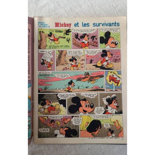 Journal De Mickey No 1221 . Le Surf Jeu De Vagues .