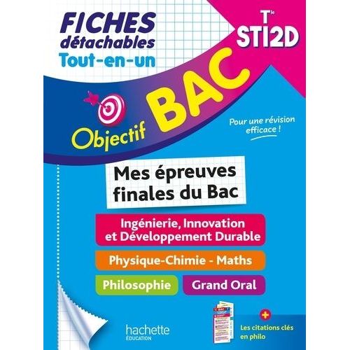 Mes Épreuves Finales Du Bac Tle Sti2d
