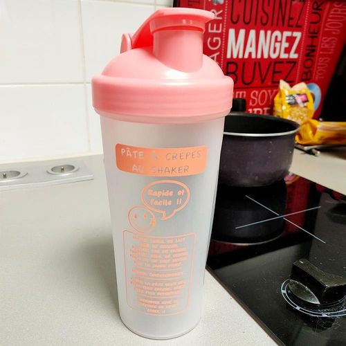 Shaker À Crêpes Et Pancakes 600 Ml ¿ Une Pâte Parfaite, Facilement Et Sans Grumeaux