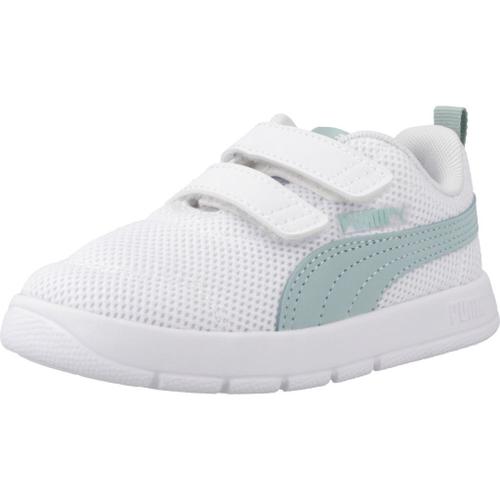 Chaussures Puma Courtflex V3 Mesh Inf Colour Blanc