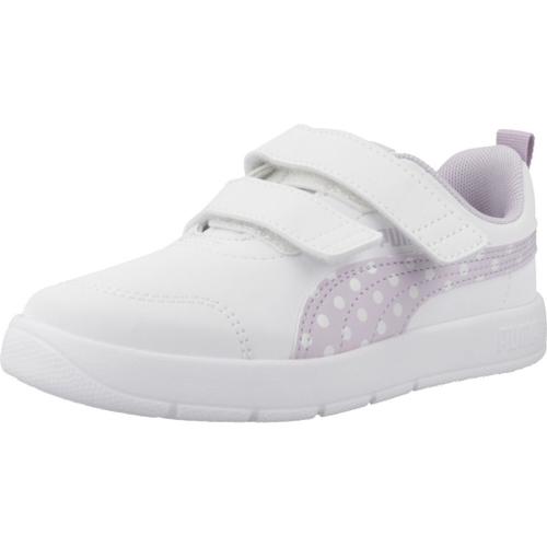 Chaussures Puma Courtflex V3 Dotty V Ps Colour Blanc