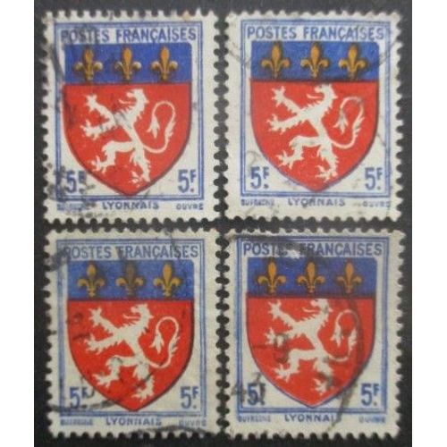 France N°572 X 4 Oblitéré