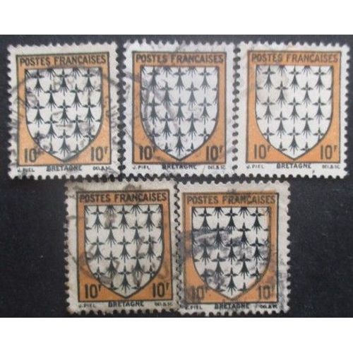 France N°573 X 5 Oblitéré
