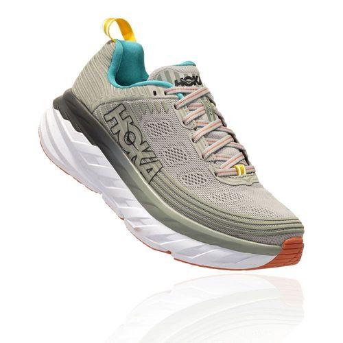 Baskets Hoka Officiel One One Bondi 6 Femme 38 Chaussures Sport Course Trail Amorti Running Course Compétition Jogging Pro Marathon + De Vitesse + De Propulsion Et + D'ajustement, Hyper Légère