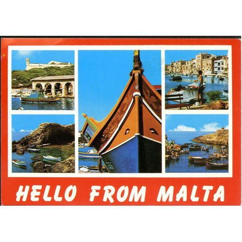 Carte Postale N°1013 Hello From Malta