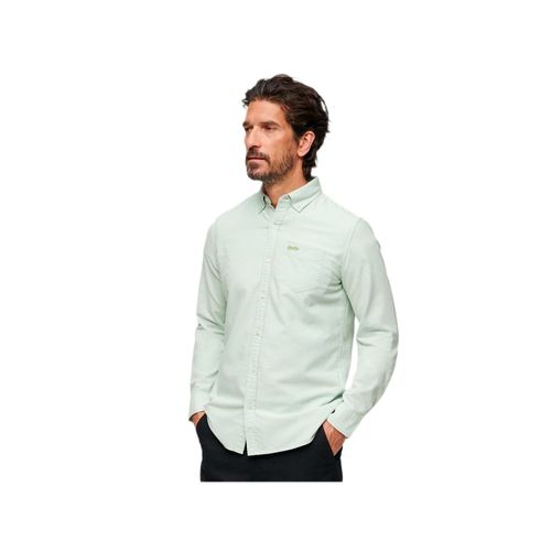 Chemise Superdry Oxford Homme Vert