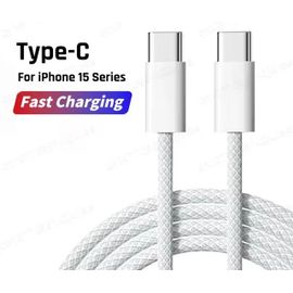 Câble PD Chargeur Rapid USB Type C Vers Type C 2m compatible macbook samsung