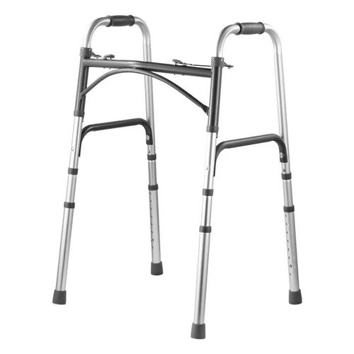 Déambulateur Pliable-Vevor-Charge 158 Kg-Cadre De Marche Aide À Mobilité En Aluminium Léger-Pour Personnes Âgées, Handicapées